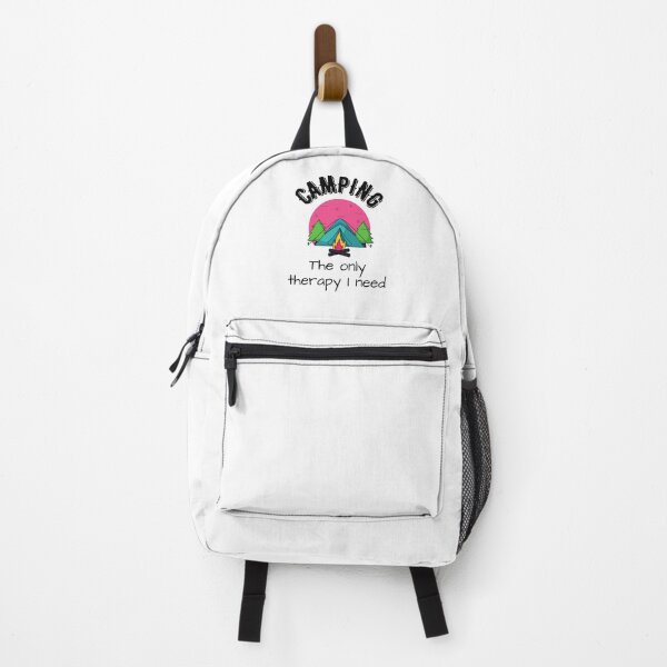 Item preview, Camping Is My Therapy,Happy Camper-Camping Fishing Bonfires And Smores,Hiking Gift For Nature Lover designed and sold by WW-Designz.