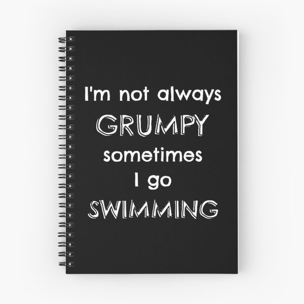 Item preview, I'm not always grumpy sometimes I go swimming designed and sold by TheGreenGoat.