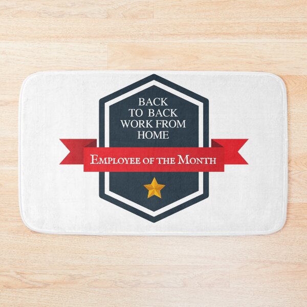 Item preview, Back to back work from home employee of the month designed and sold by NikitaAg.