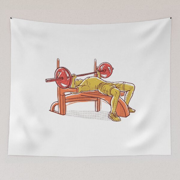 Item preview, Bench press | Weightlifting | Gym designed and sold by DerSenat.