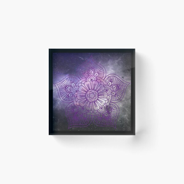 Item preview, Yoga mandala scrub pink space backgound designed and sold by Yogawoman.