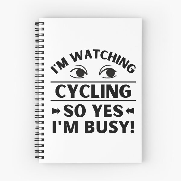 Item preview, I'm watching cycling so yes I'm busy designed and sold by TheGreenGoat.