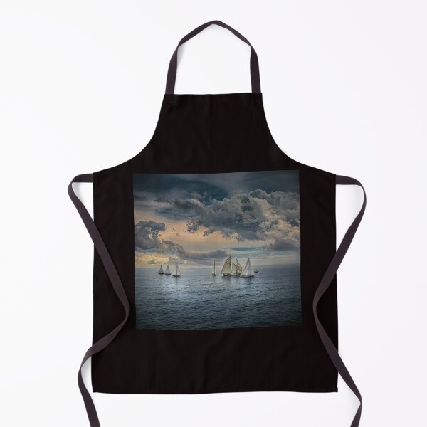 Item preview, Yachts sailing in calm seas with dramatic skies in the Mediterranean. designed and sold by Dave Williams.