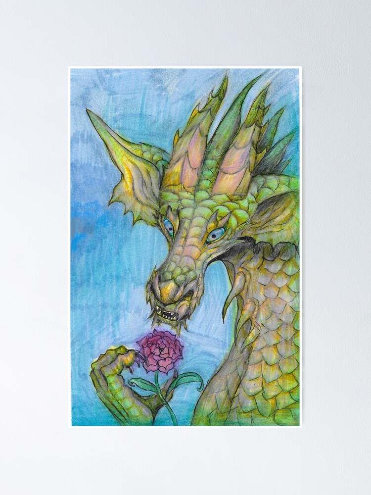 Nature Dragon" Poster by AlustrielDay Redbubble