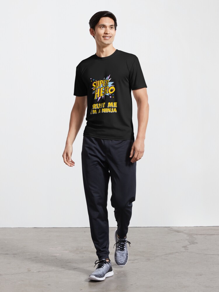 Alternate view of Trust me I'm a Ninja Active T-Shirt
