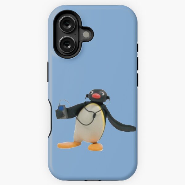Vista previa del artículo con la obra «Auriculares con radio musical Angry Pingu Lindos y divertidos Merchandising oficial», diseñado y vendido por Beep Peep.