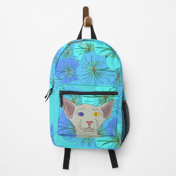 Item preview, Siamese cat in flower bed designed and sold by LadySancrisRose.