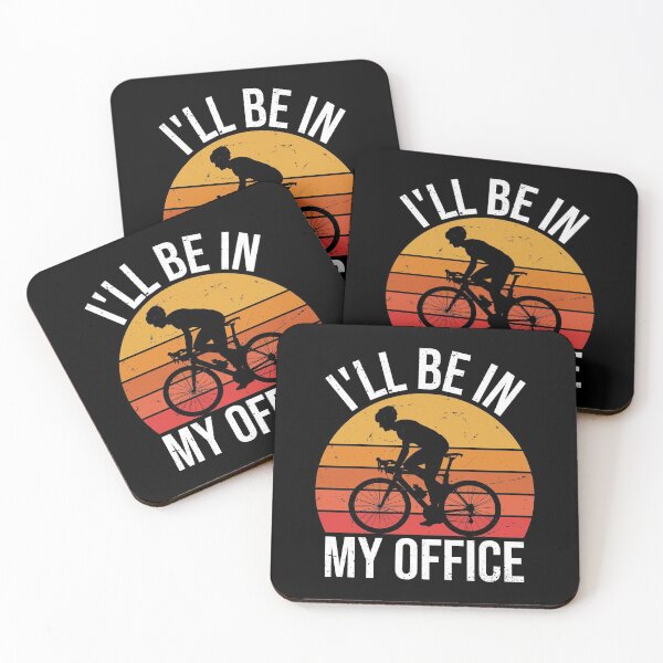 Item preview, Retro Vintage I'll Be In My Office Bycicle Riding Sunset Funny Gifts for Bikers designed and sold by Shop signer.
