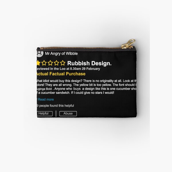Item preview, Funny Rubbish Design Review  designed and sold by WibbleDesign.