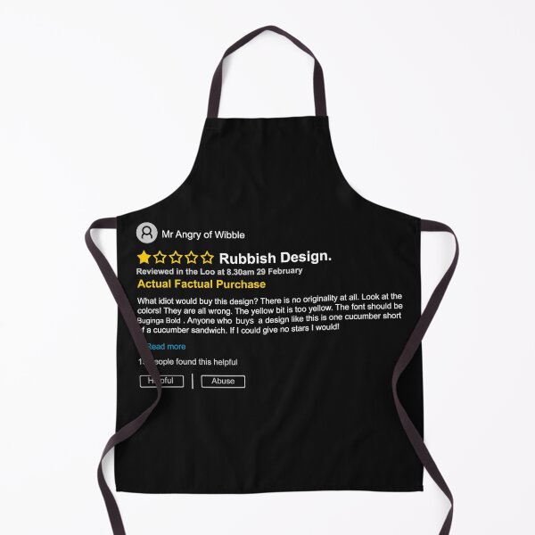 Item preview, Funny Rubbish Design Review designed and sold by WibbleDesign.
