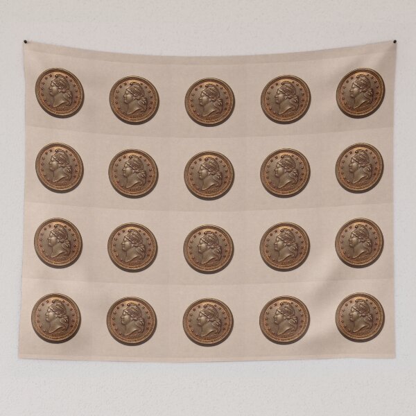 Item preview, 1863 Civil War Token designed and sold by coinsxcrochet.