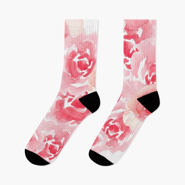 Item preview, Pink Watercolor Roses Heart designed and sold by ApricotBlossom.