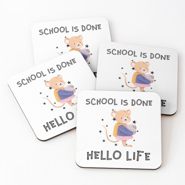 Item preview, Schoo lis done, hello life designed and sold by Built After 5.