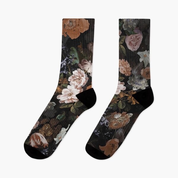 Item preview, Antique Botanical Midnight Vintage Flower Botanical Night Garden Nightgarden designed and sold by UtArt.