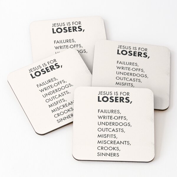Item preview, Jesus Is For Losers Subversive Christian Art - Light Colour Scheme designed and sold by PilgrimageShop.