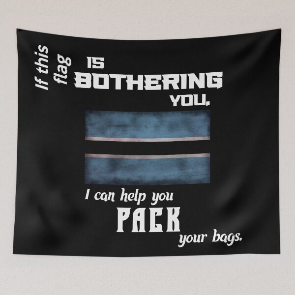 Item preview, Batswana flag - pack your bags designed and sold by 2Girls1Shirt.