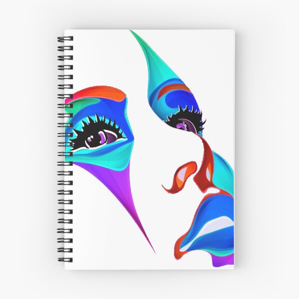 Item preview, Trippy colorful woman's face designed and sold by A218.