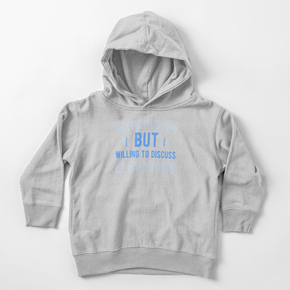 Funny Elevator Toddler Pullover Hoodie