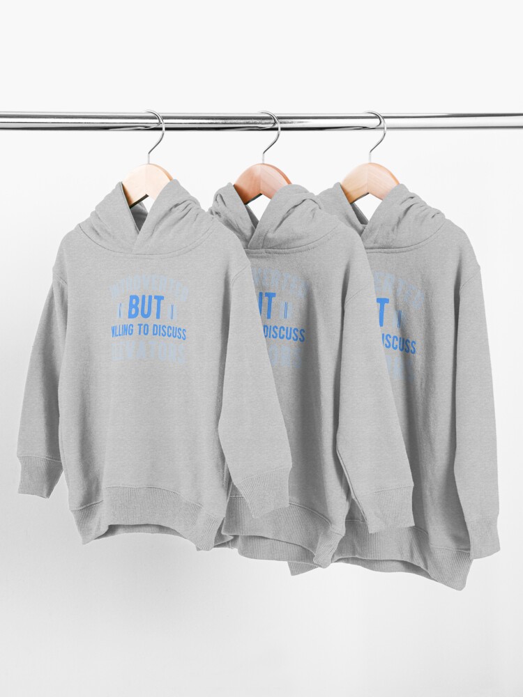 Alternate view of Funny Elevator Toddler Pullover Hoodie