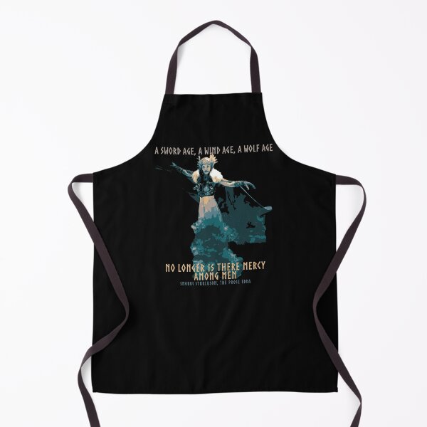 Item preview, A Sword Age, Norse Goddess Design, The Prose Edda Proverb, Viking Wisdom, Viking Gift designed and sold by Proverbial Wisdom Design.