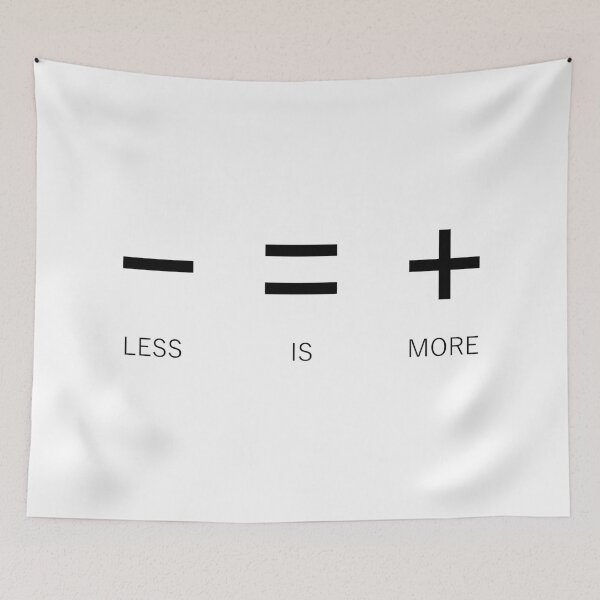 Item preview, LESS IS MORE designed and sold by Angelo Dong.