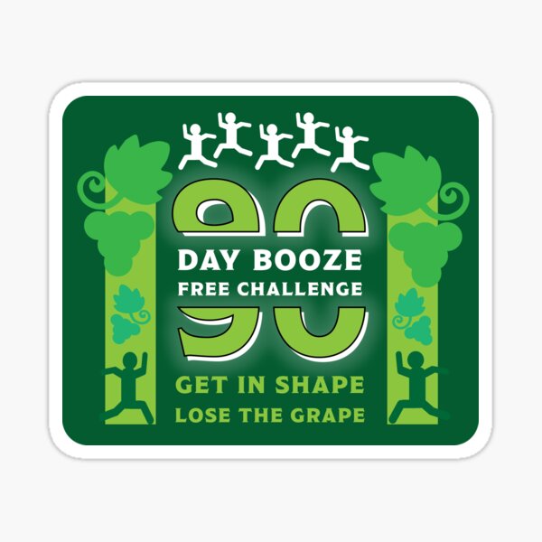 Item preview, Sobriety Challenge - No Booze - Team Gifts - Booze - Alcohol Free - Fitness designed and sold by happygiftideas.