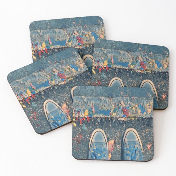 Item preview, Blue shoes on the boardwalk designed and sold by crea-homedesign.
