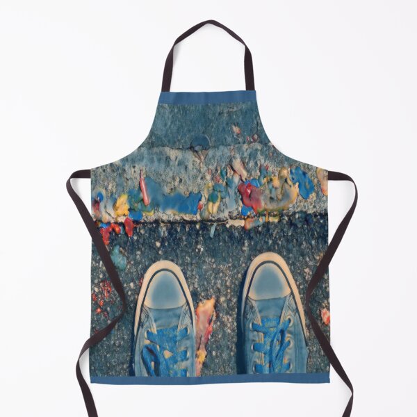 Item preview, Blue shoes on the boardwalk designed and sold by crea-homedesign.