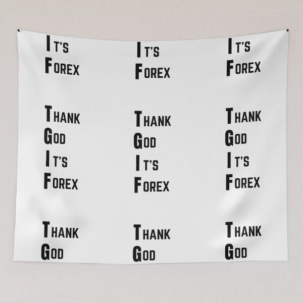 Item preview, Thank God It's Forex ! (light) designed and sold by TraderShirts.
