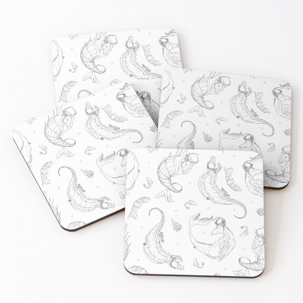 Item preview, Seahorses_w&b designed and sold by Tayastore.