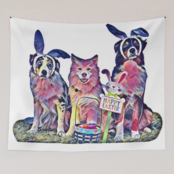 Item preview, Happy Easter dogs designed and sold by PolarNightNomad.
