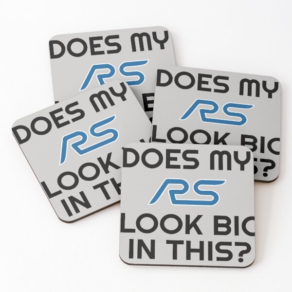 Item preview, Funny Ford Focus RS Pun - Does my RS look big in this? designed and sold by Miles & Myles.