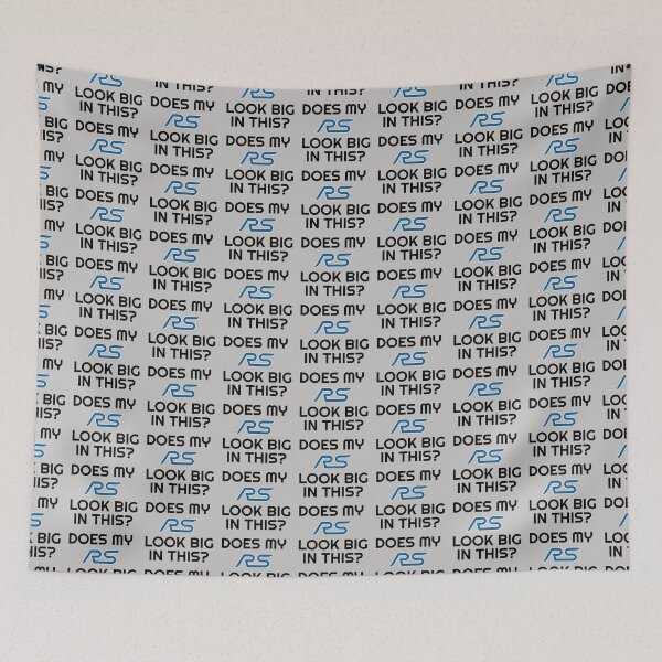Item preview, Funny Ford Focus RS Pun - Does my RS look big in this? designed and sold by Miles & Myles.