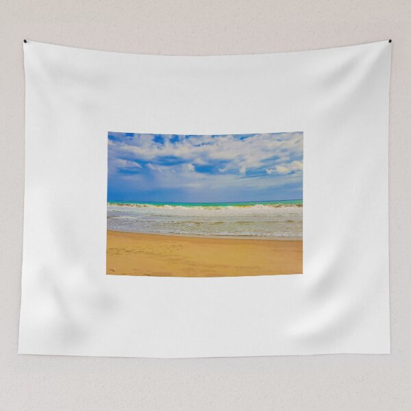 Item preview, Sand beach wavy sea and cloud sky 1b designed and sold by kall3bu.