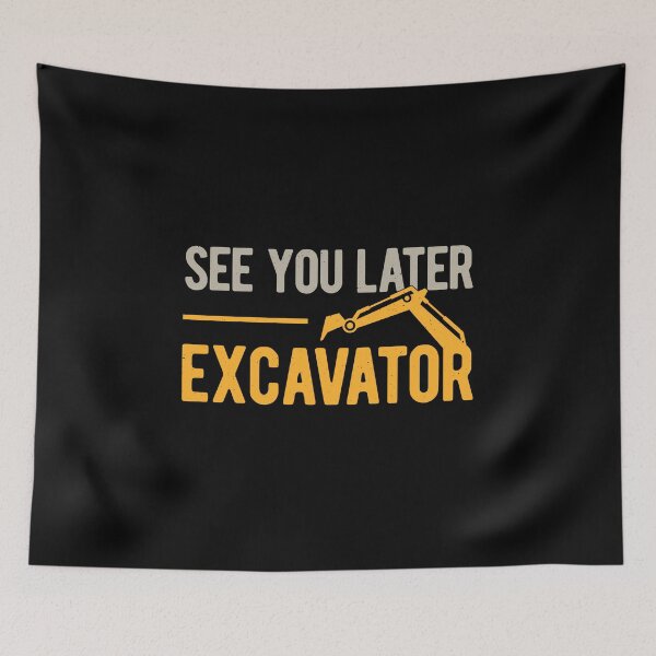 Item preview, Funny Excavator designed and sold by artworkbyrihen.