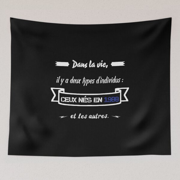 Item preview, People born in 1988... and the others (French) designed and sold by 2Girls1Shirt.
