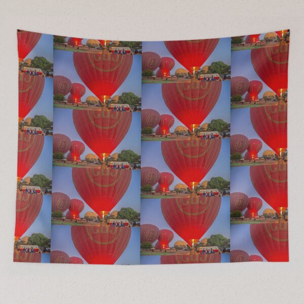 Item preview, Myanmar. Bagan. Hot Air Balloons. Inflation. designed and sold by vadim19.