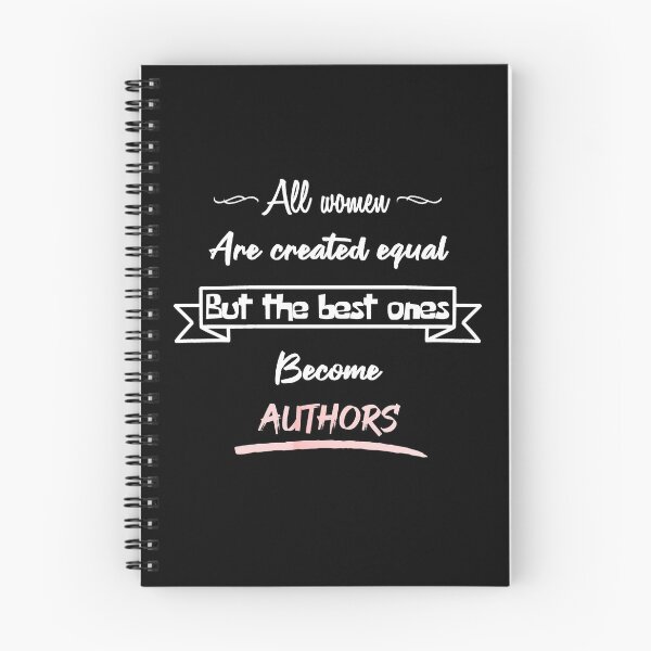 Item preview, The best women become authors (English) designed and sold by 2Girls1Shirt.