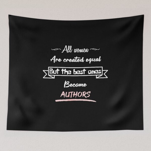 Item preview, The best women become authors (English) designed and sold by 2Girls1Shirt.