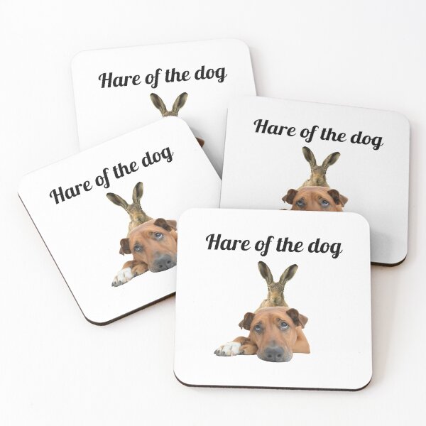 Item preview, Dog Owner Pun - Hare of the dog designed and sold by nicksuefonze.