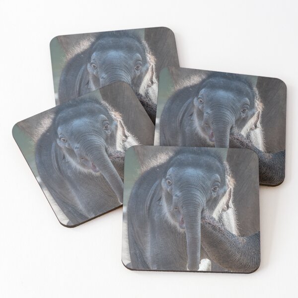 Item preview, Asian baby elephant with mom designed and sold by Ingo Gerlach.
