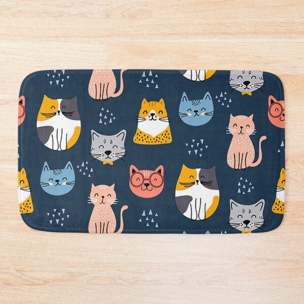 Item preview, cute seamless cats patterns  designed and sold by kokiii Designs.