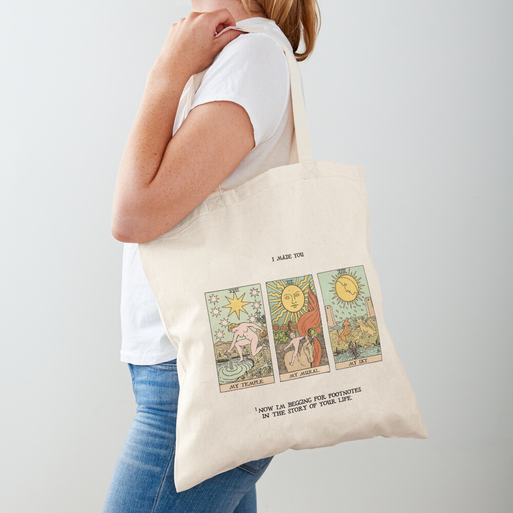 drawing hearts in the byline Tote Bag