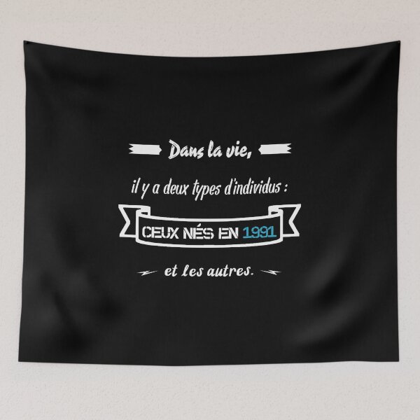 Item preview, People born in 1991... and the others (French) designed and sold by 2Girls1Shirt.