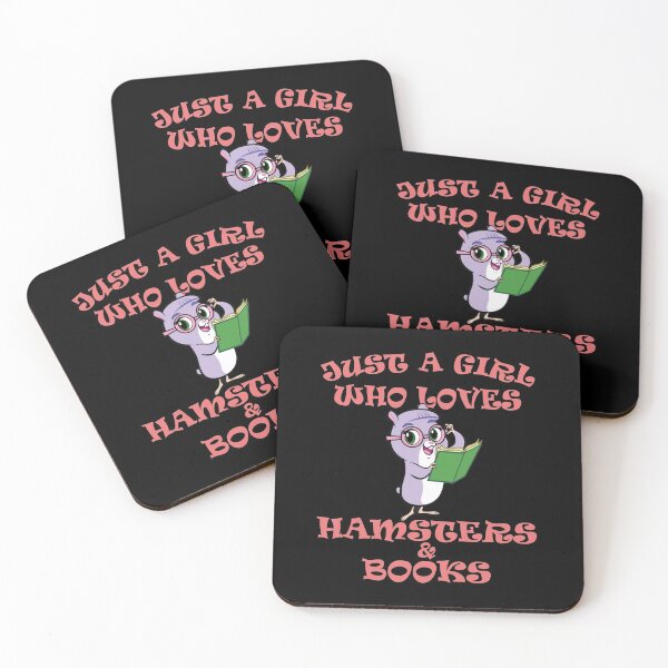 Item preview, Just a Girl Who Love Hamsters and Books designed and sold by nando270.