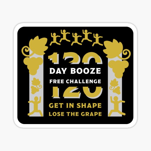 Item preview, Sobriety Challenge - No Booze - Team Gifts - Booze - Alcohol Free - Fitness designed and sold by happygiftideas.