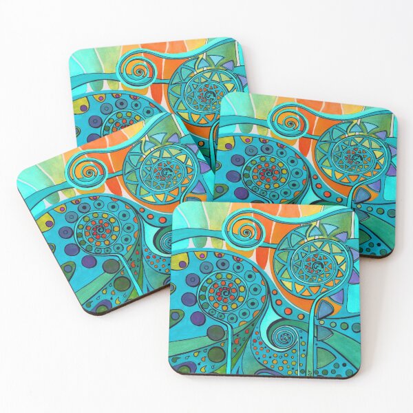 Item preview, AURORA BOREALIS GREEN designed and sold by DeyanaDeco.