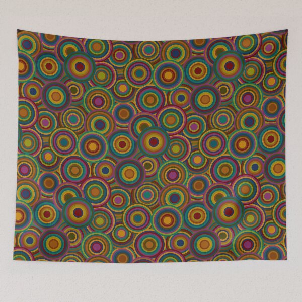 Item preview, Circles on Circles Saturated designed and sold by throughtheloops.