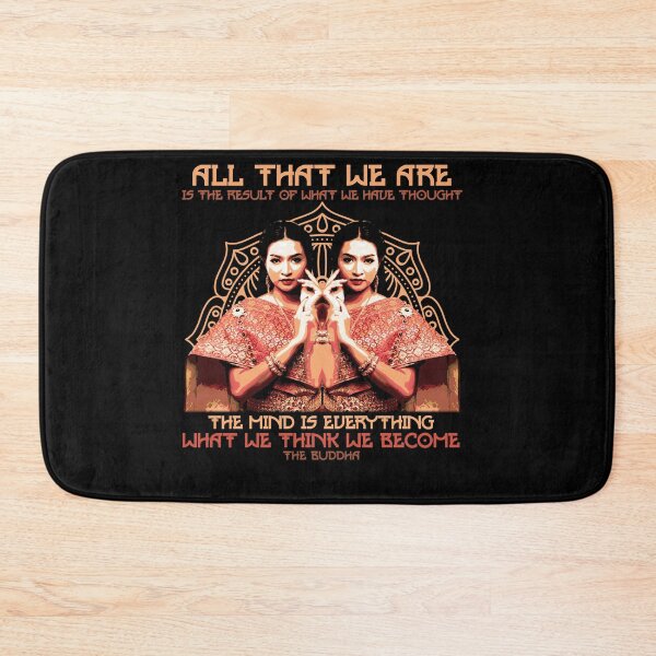 Item preview, All That We Are, Traditional Buddhist Proverb Design, The Buddha, Buddhism Gift designed and sold by Proverbial Wisdom Design.