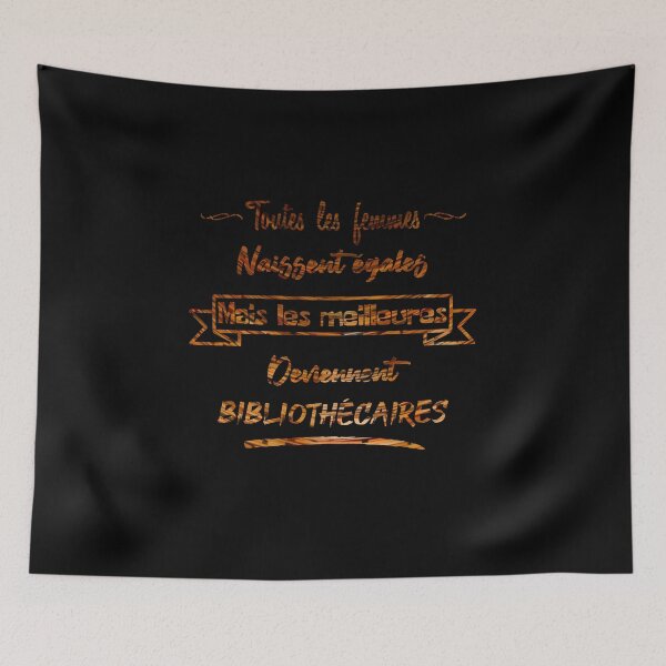 Item preview, The best women become librarians (French) designed and sold by 2Girls1Shirt.
